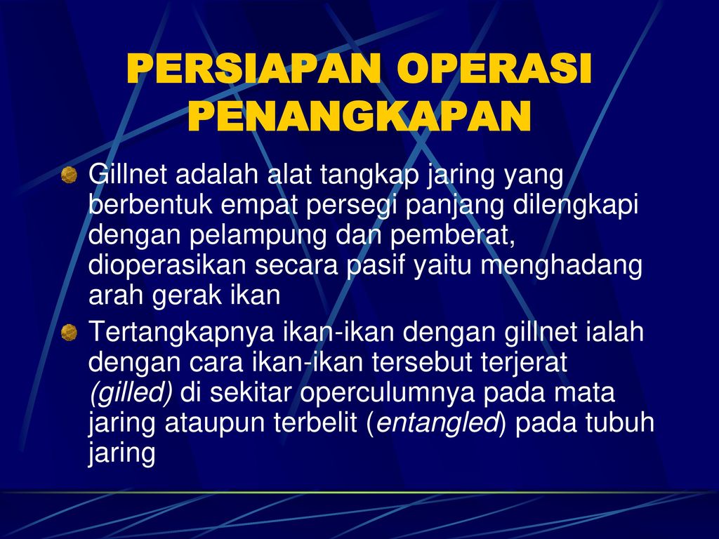 Melakukan Penangkapan Ikan Dengan Alat Tangkap Jaring Insang Gillnet